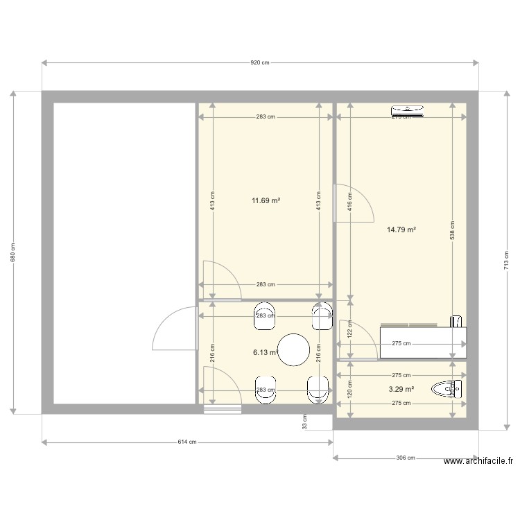 ex bettich. Plan de 0 pièce et 0 m2