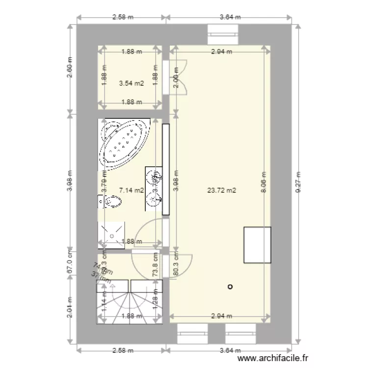 bollendorf le pont etage 2. Plan de 