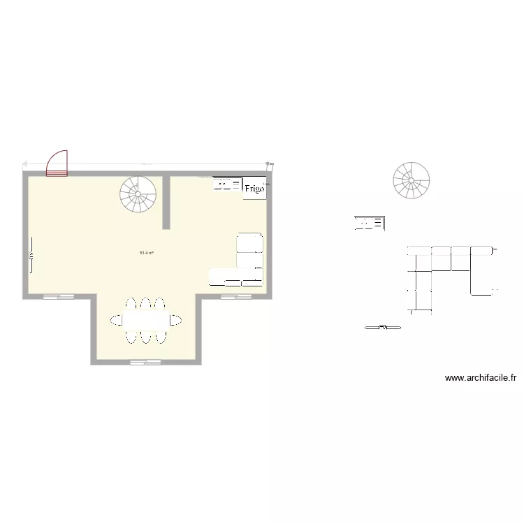 MAISON. Plan de 