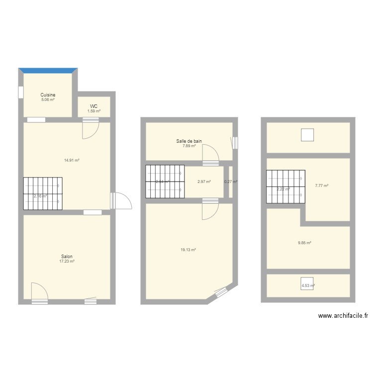 Maison changé. Plan de 0 pièce et 0 m2