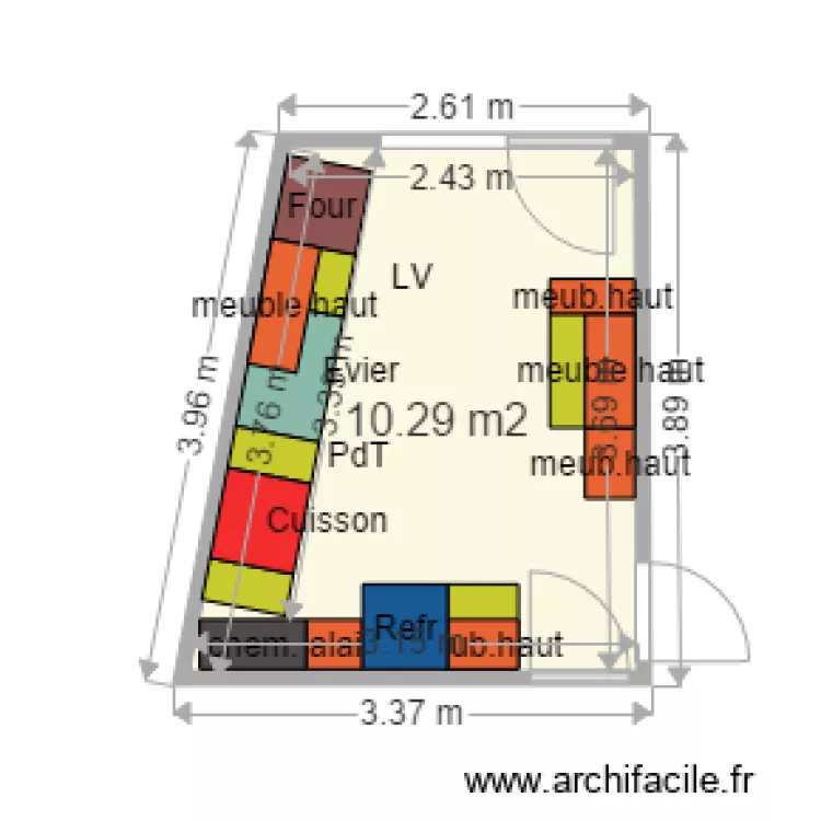 Cuisine. Plan de Cuisine. Plan de
