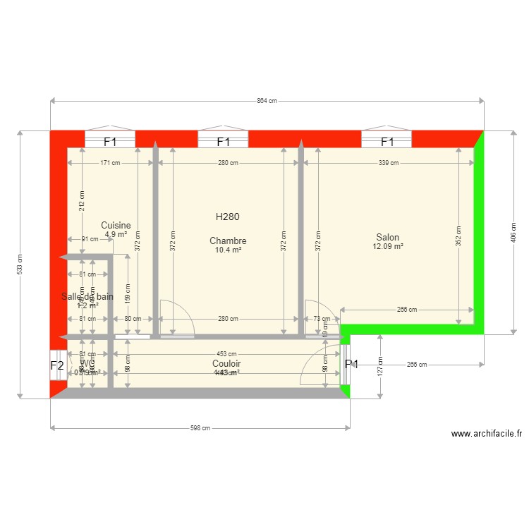 DUCROCQ. Plan de 0 pièce et 0 m2