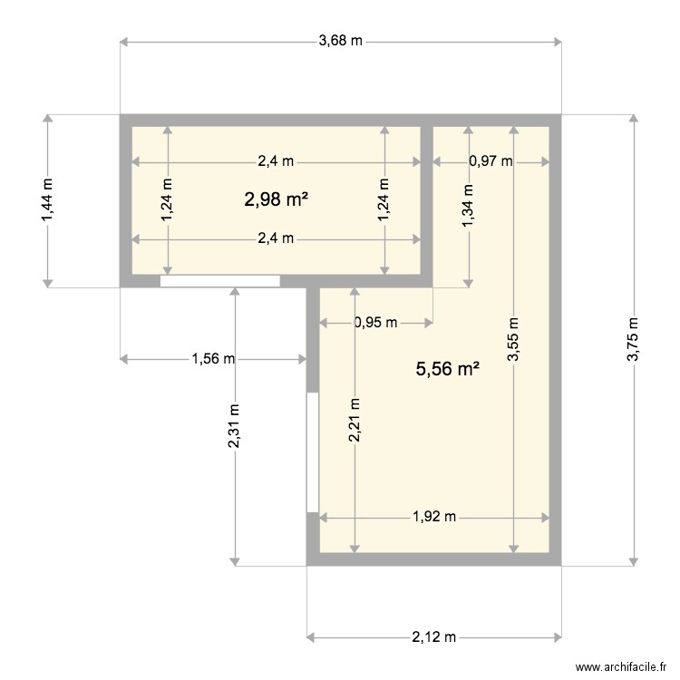 CHAMBRE FROIDE. Plan de 0 pièce et 0 m2