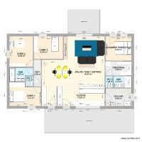 LA BOISSIERE - PLAN 7 bis - cuisine et entrée fermées - WC SEPARES