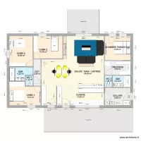 LA BOISSIERE - PLAN 7 bis - cuisine et entr&eacute;e ferm&eacute;es - WC SEPARES