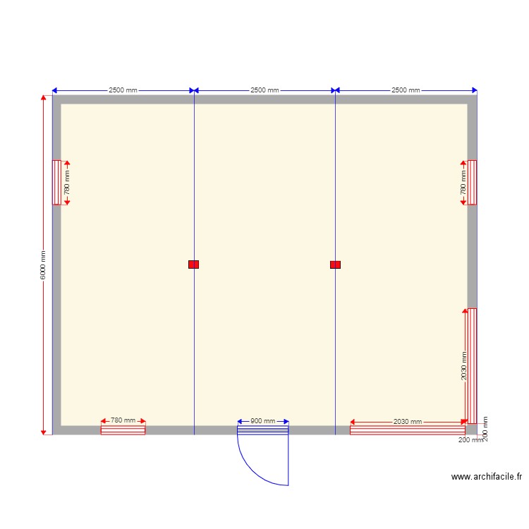 45 8 pustoy. Plan de 0 pièce et 0 m2