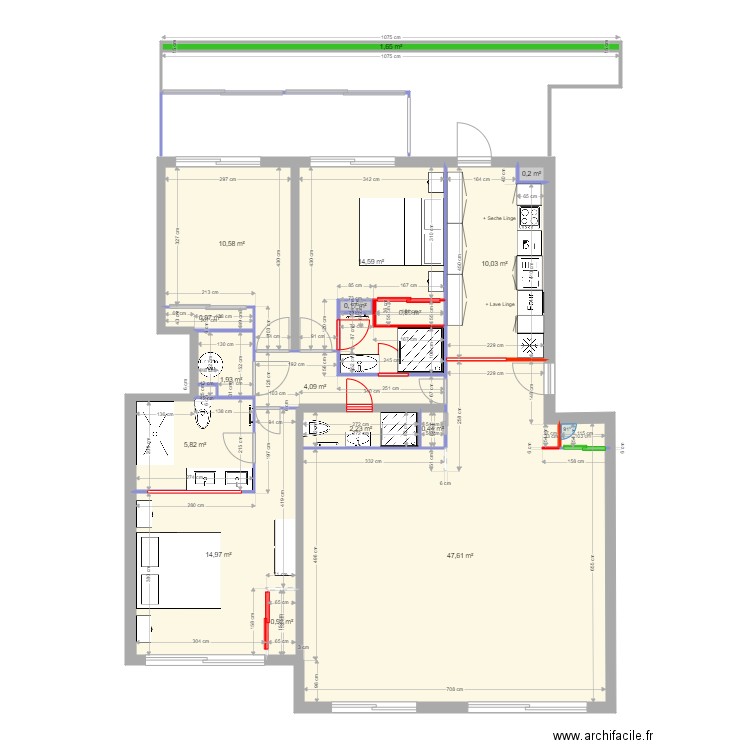 Plan Cannes MODIF. Plan de 0 pièce et 0 m2