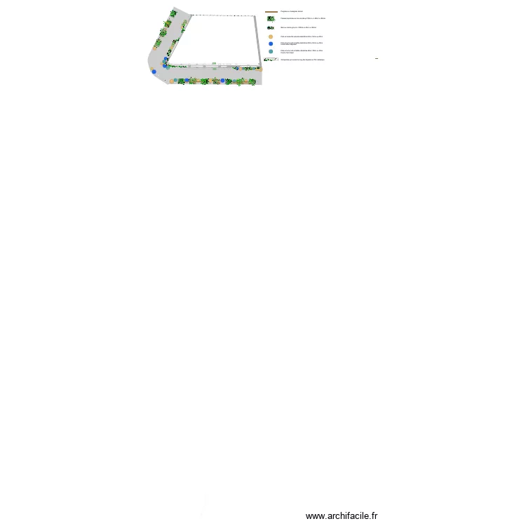 Plan de masse LE SINGE &Agrave; PARIS. Plan de 