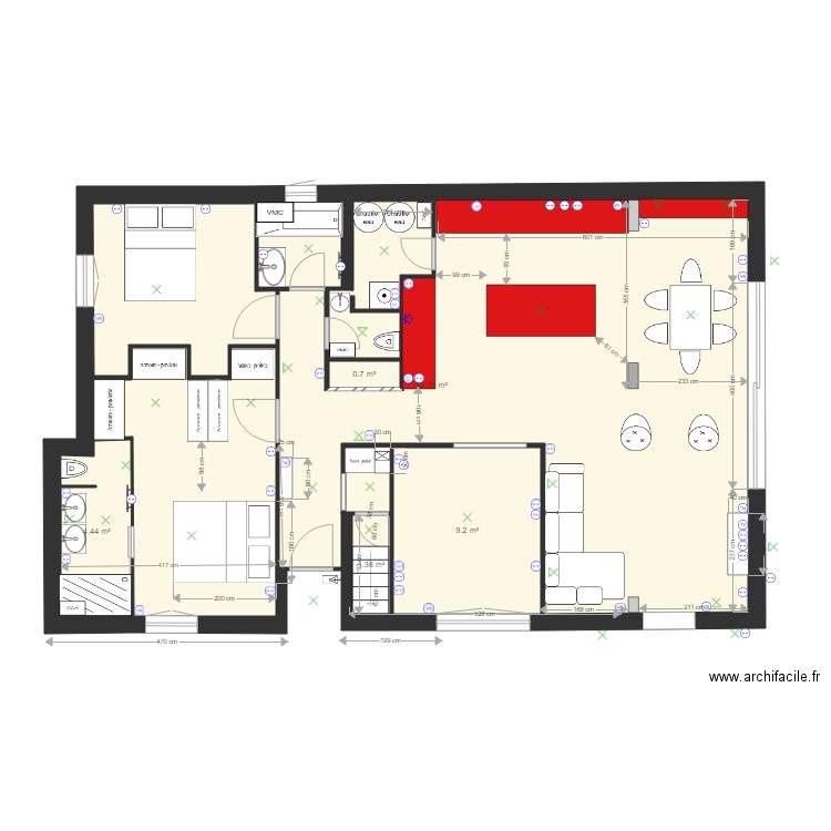 natacha plan electrique. Plan de 0 pièce et 0 m2