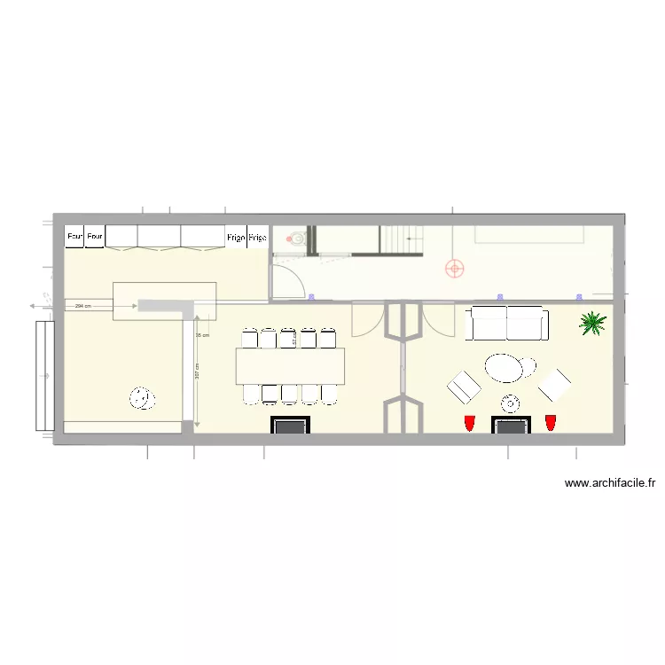 Nouvelle maison Amsterdam scenario A2. Plan de 