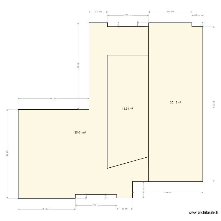 auziale ponteilla. Plan de 0 pièce et 0 m2