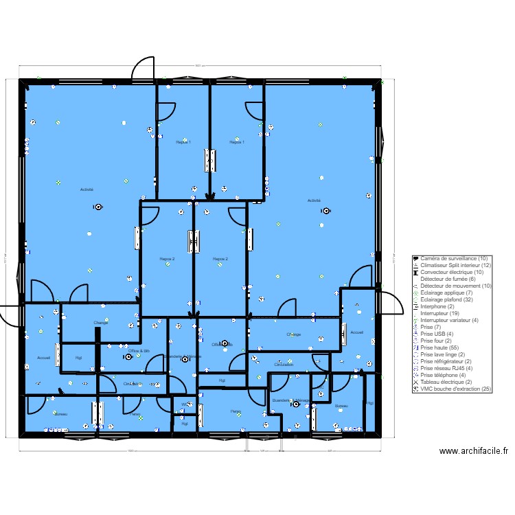 B91U2AC elec. Plan de 0 pièce et 0 m2