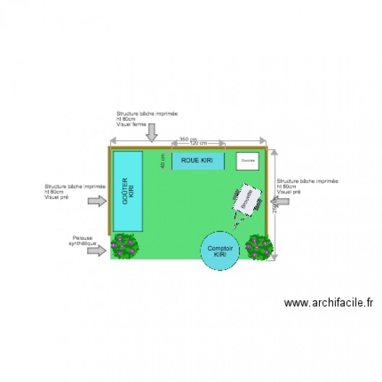 KIRI FARM TOUR. Plan de 0 pièce et 0 m2