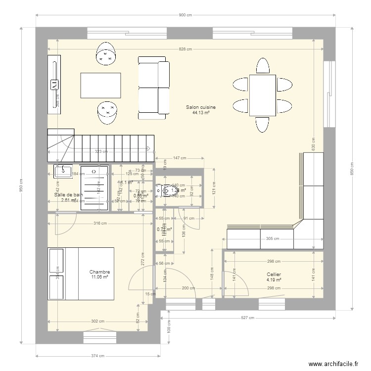 BERTRAND RDC. Plan de 0 pièce et 0 m2