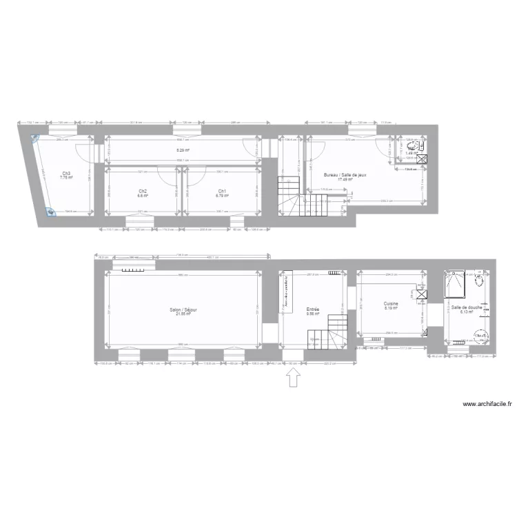 Centre. Plan de 