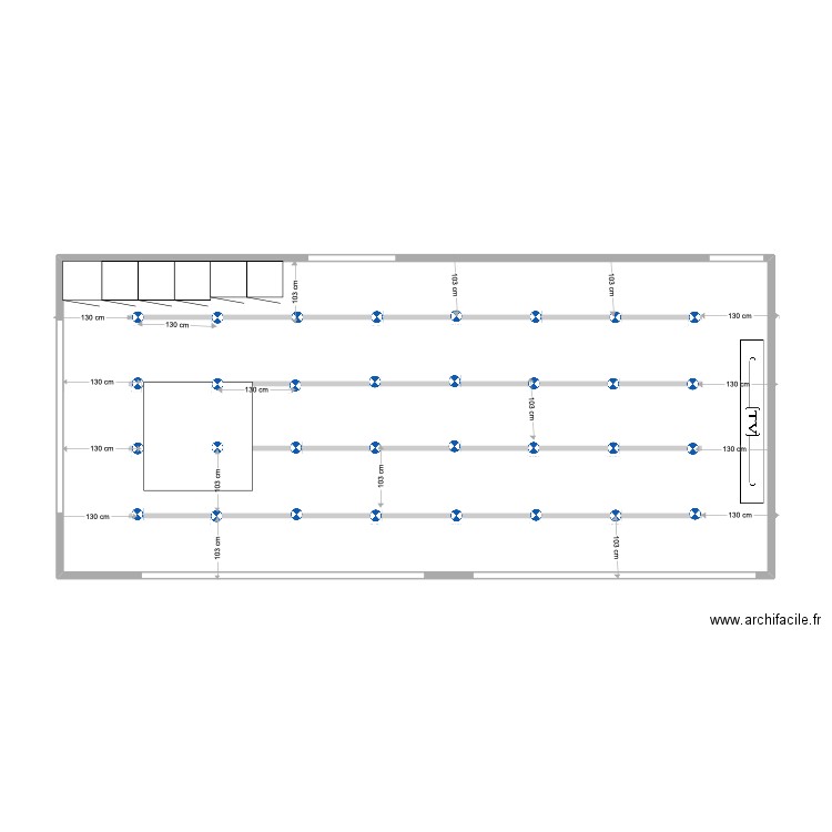 CUISINE PLAN. Plan de 1 pièce et 60 m2