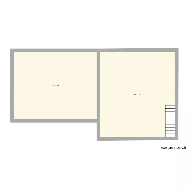 Grèce 2. Plan de 2 et 82 m² Grèce 2. Plan de 2 et 82 m²