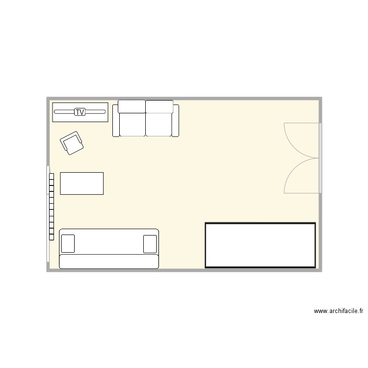 salon. Plan de 0 pièce et 0 m2