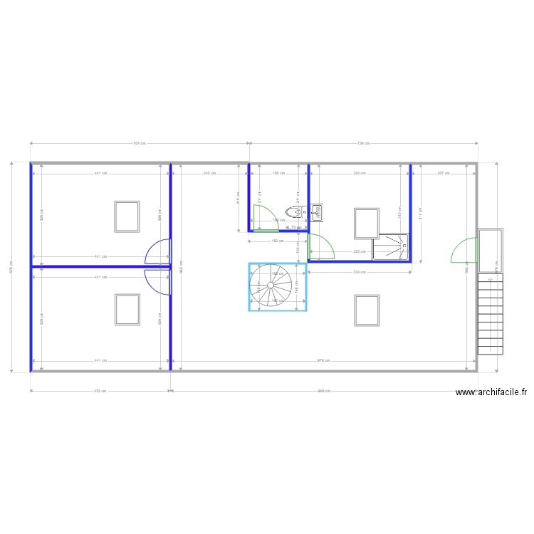 GODOT étage rev5. Plan de 0 pièce et 0 m2