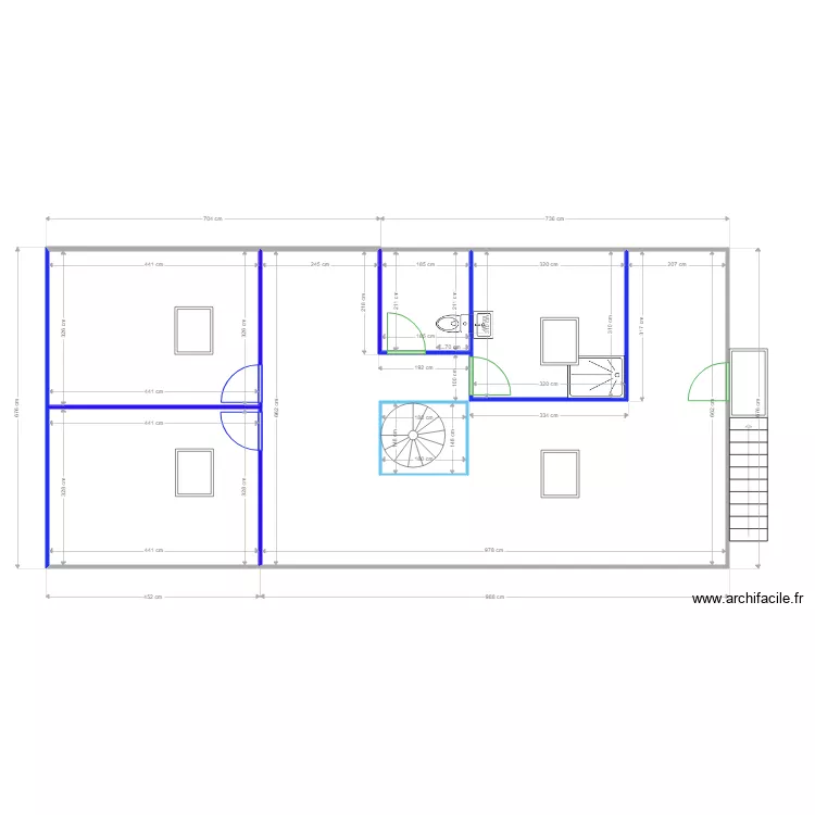 GODOT &eacute;tage rev5. Plan de 