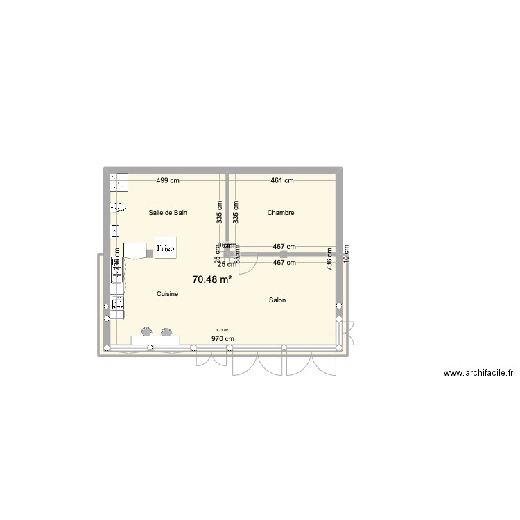 Peter Pan - Permis de Construire - Vue En Plan. Plan de 0 pièce et 0 m2