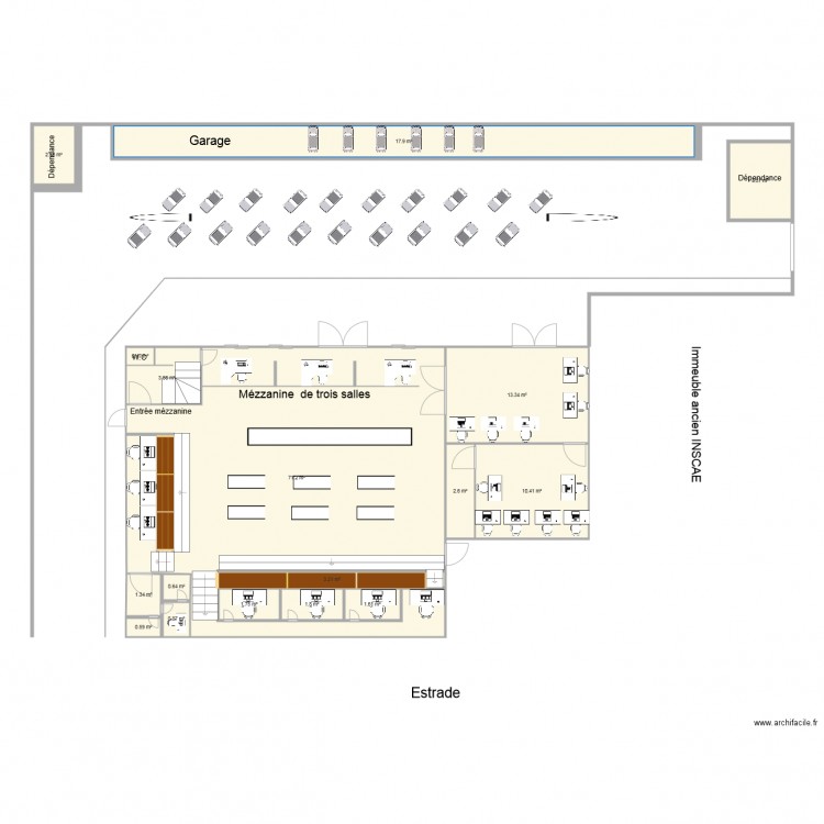 plan INSCAE. Plan de 0 pièce et 0 m2