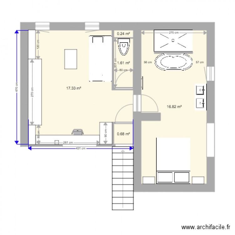 NOUVELLANTIN Suite parentale VF. Plan de 0 pièce et 0 m2