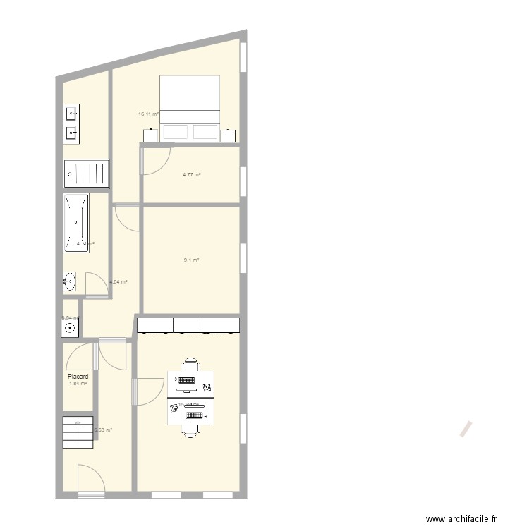 GOUSSIEZ RDC. Plan de 0 pièce et 0 m2