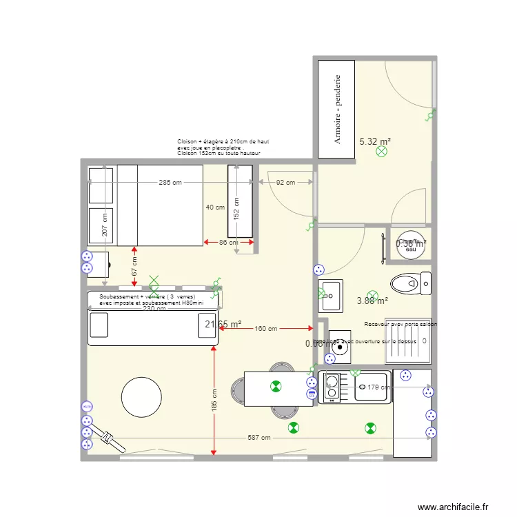 GOURVES PLACE FAC03. Plan de 