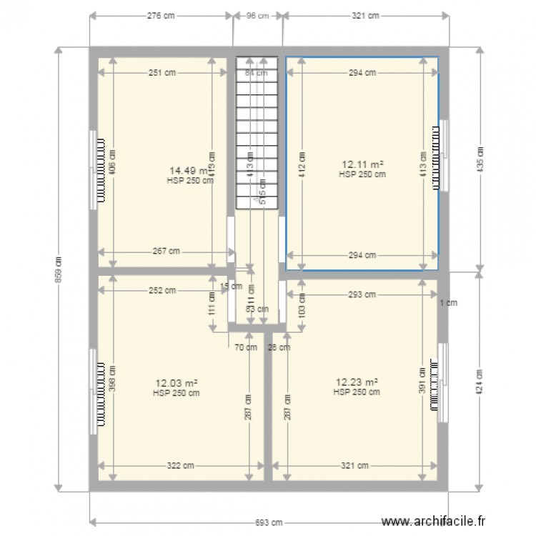 26102017 AIRE etage 1. Plan de 0 pièce et 0 m2