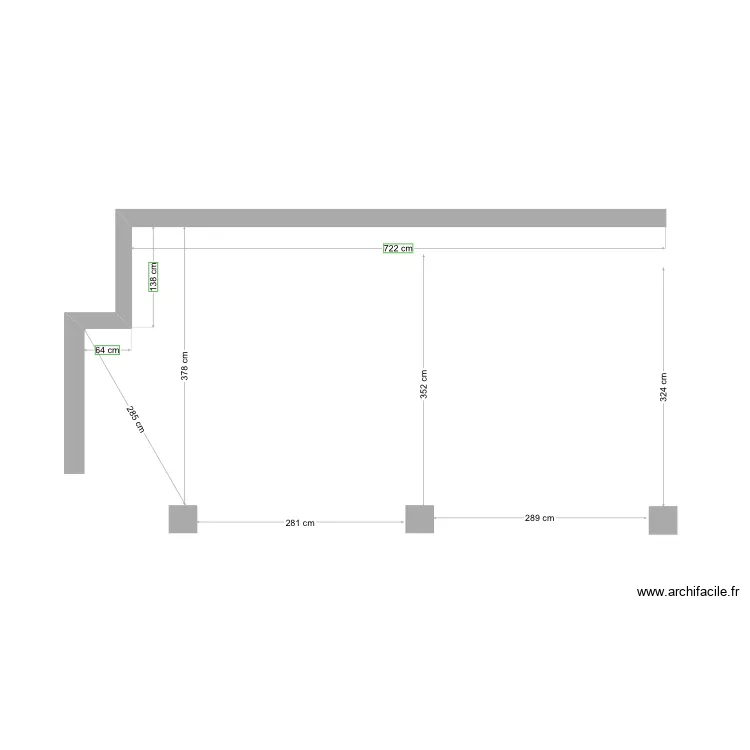 Auvent la Laouve. Plan de 