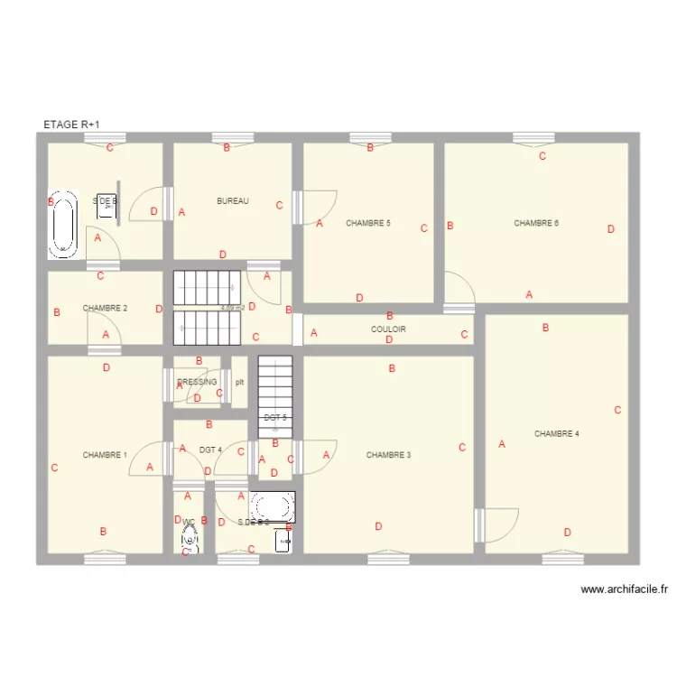 ZONCA ANGELO R1. Plan de 