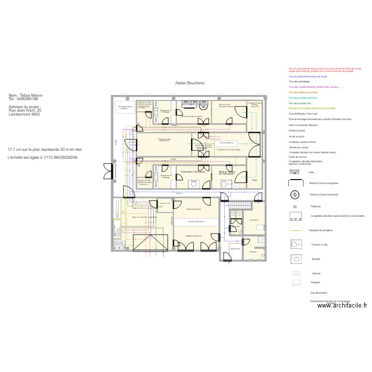 attelier jambon 1. Plan de 0 pièce et 0 m2