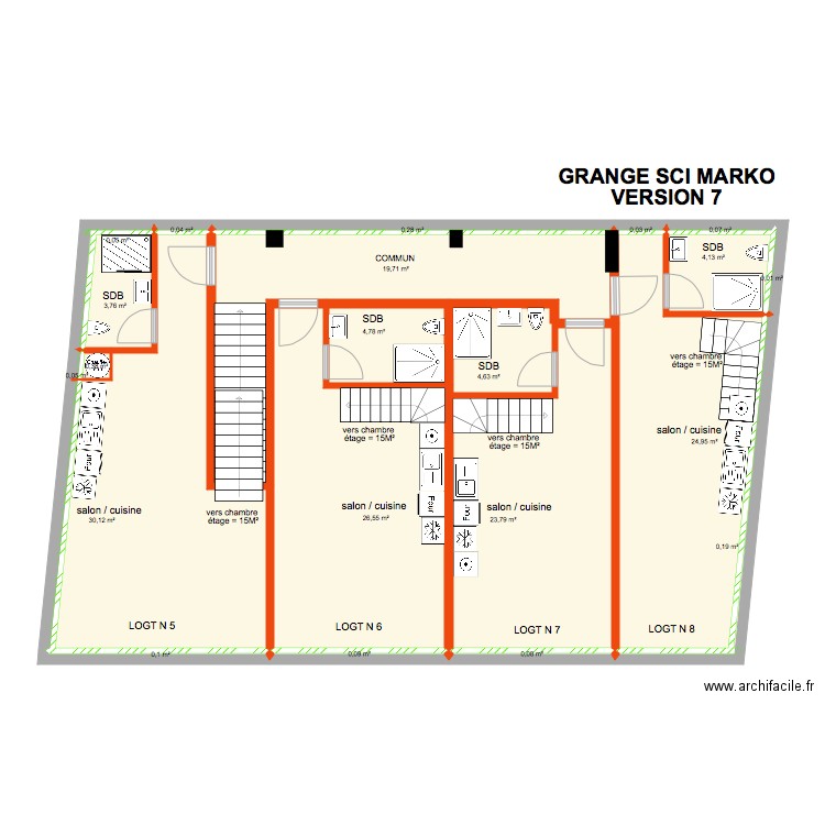 grange marko version 7. Plan de 0 pièce et 0 m2
