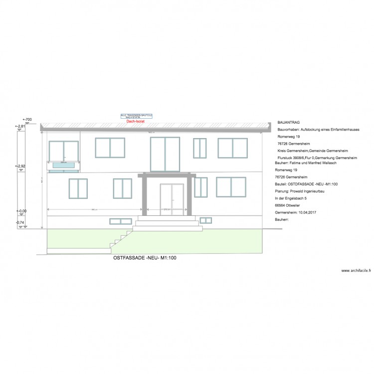 Wallasch  SUDFASSADE. Plan de 0 pièce et 0 m2