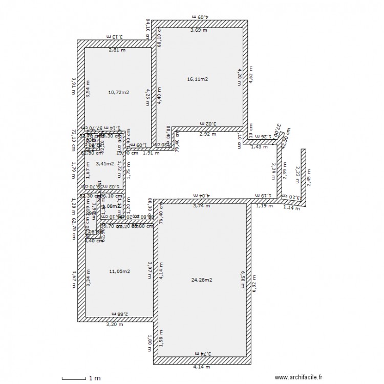 ceinture 25.1er 7. Plan de 0 pièce et 0 m2