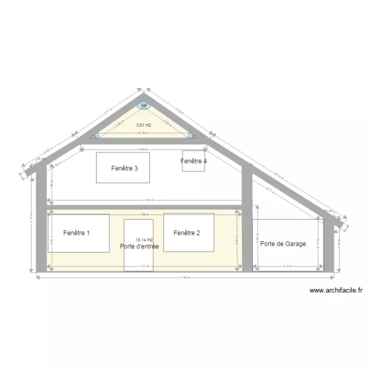 plan de fa&ccedil;ade n1. Plan de 