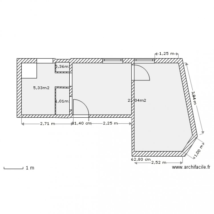 appart1etage. Plan de 0 pièce et 0 m2