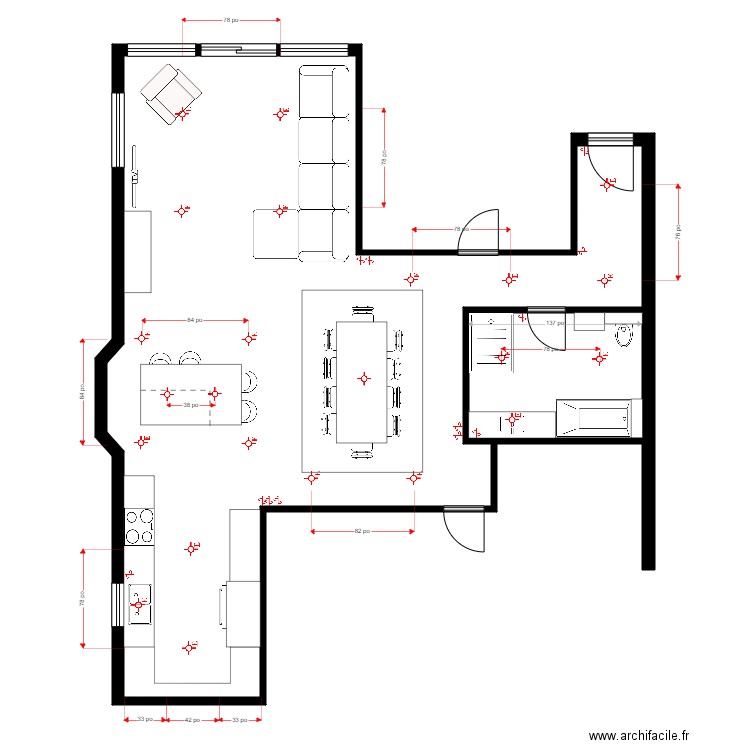 chainer elec. Plan de 0 pièce et 0 m2