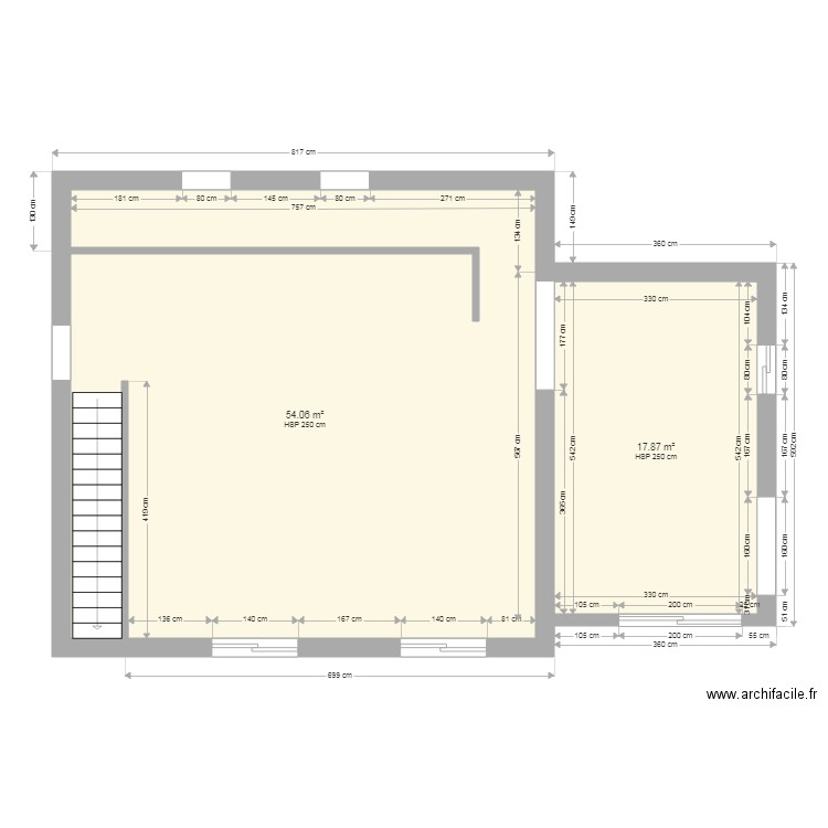 Chambre 1ier Tritons COULOIR. Plan de 0 pièce et 0 m2