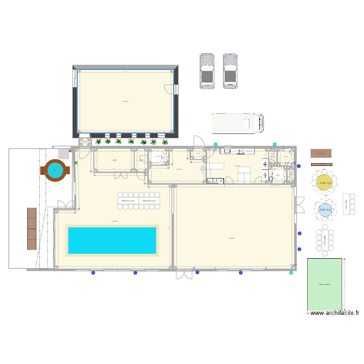 Domaine QUATRE PLUMES PLAN DE TABLE . Plan de 0 pièce et 0 m2