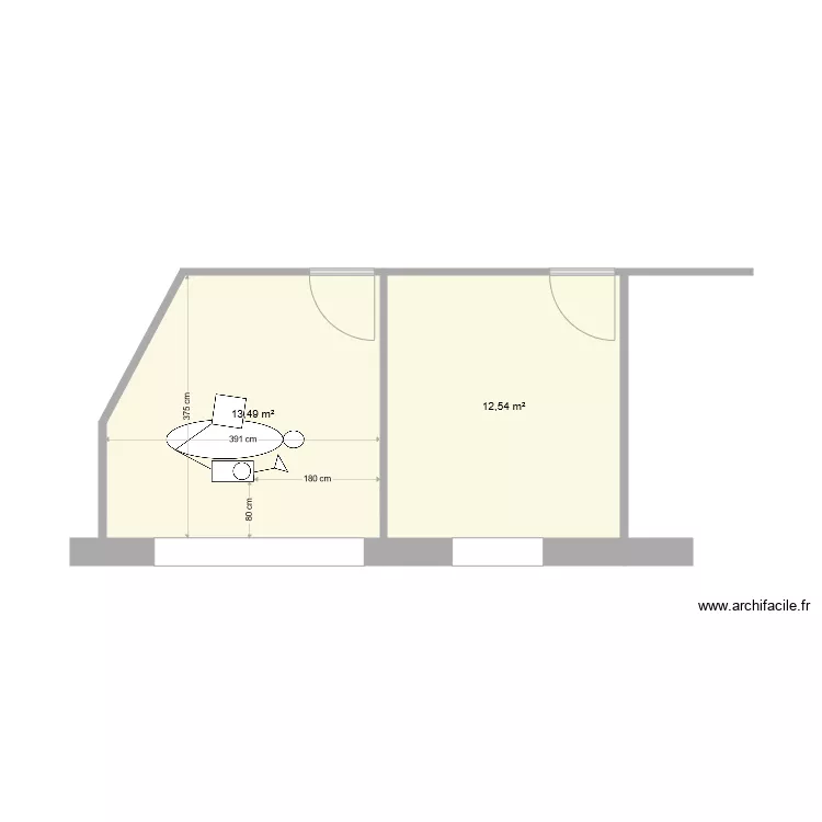 SO CLINIC 10 boite au sol AVEC FAUTEUIL. Plan de 