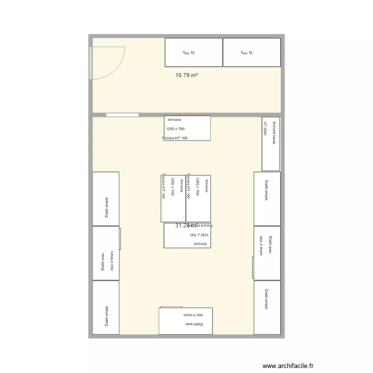 ATELIER MONTAGE. Plan de 