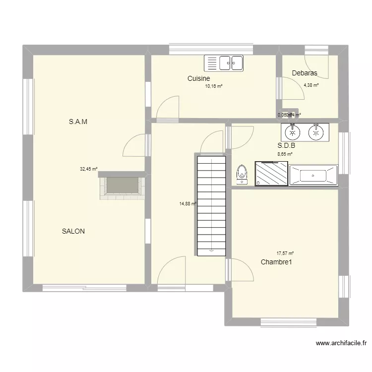2022 Plan Rez-chauss&eacute;e Pierre. Plan de 