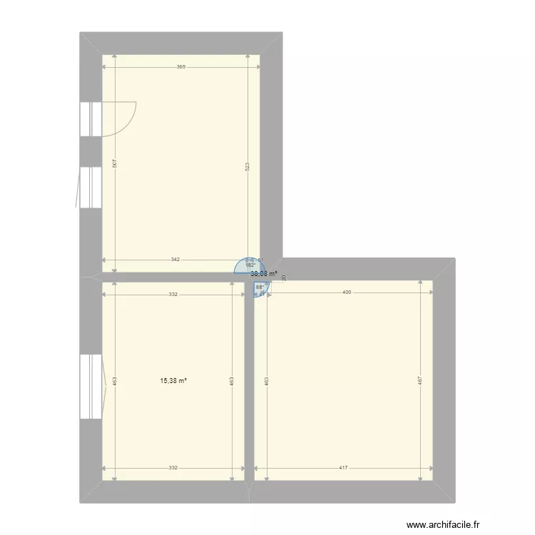 maison enval 1. Plan de 
