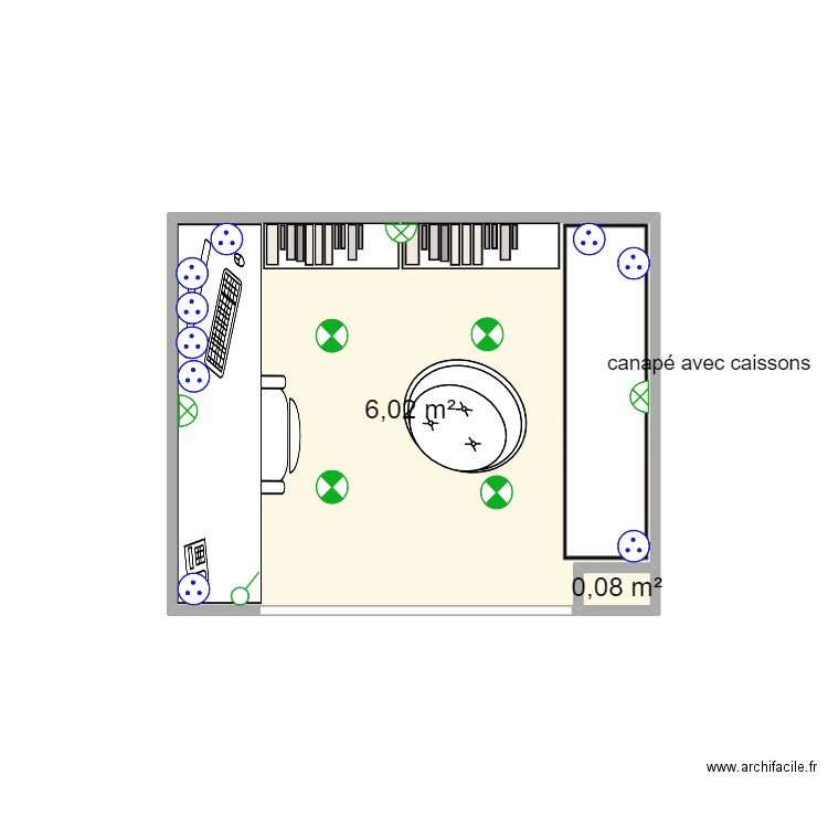 BUREAU 3EME. Plan de 0 pièce et 0 m2