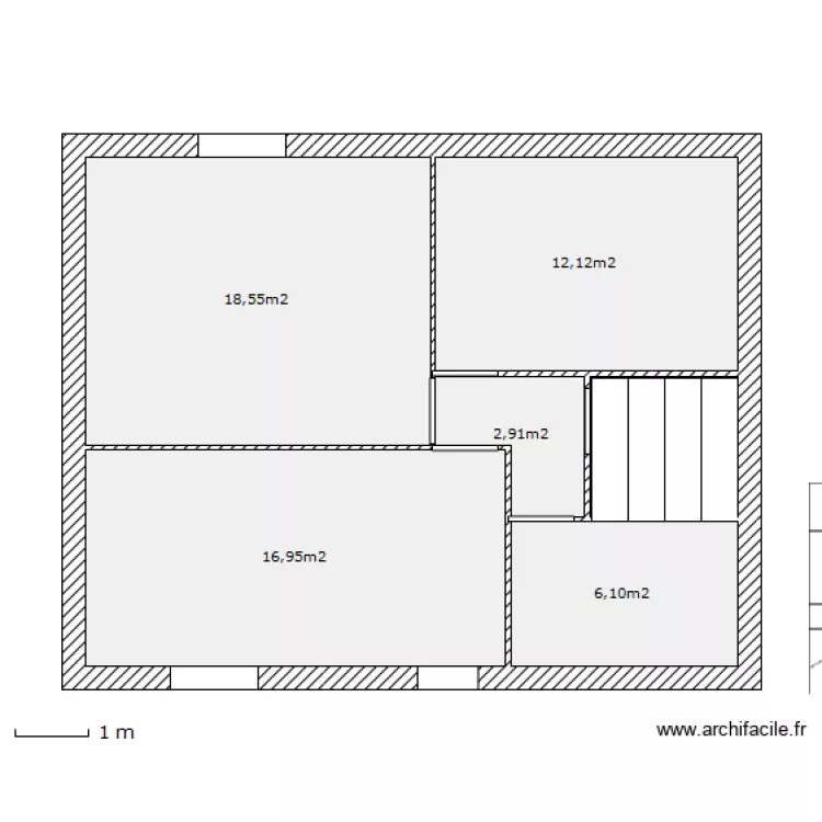 Etage occitanie. Plan de Etage occitanie. Plan de