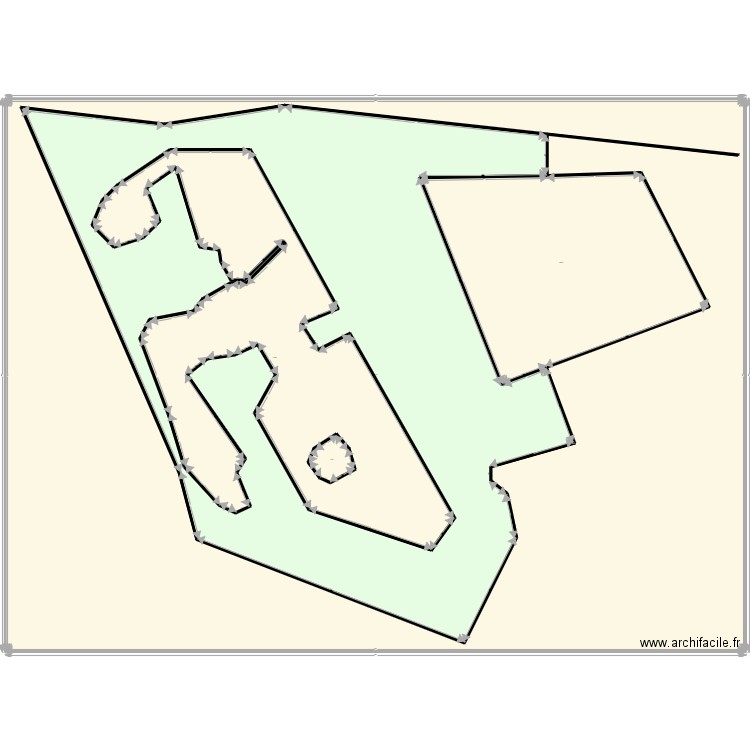 PLAN DE MASSE YRONDU . Plan de 0 pièce et 0 m2