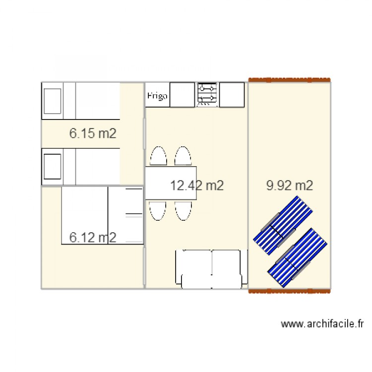 Tente Safari. Plan de 0 pièce et 0 m2
