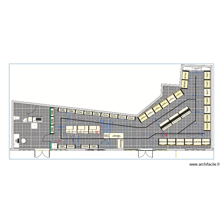 INTERCAVE 38 VIENNE 2. Plan de 
